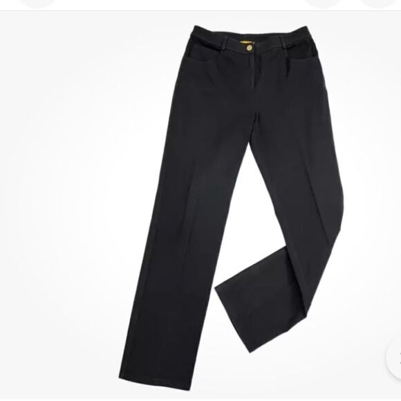 St. John Pants - St. John Collection Ankle Crop Jeans Pants Gold Tone Hardware Size 6